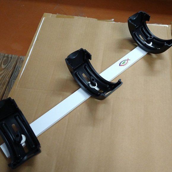 Katydid Triple Bay Flat Rod Holders - Picture 1 of 3